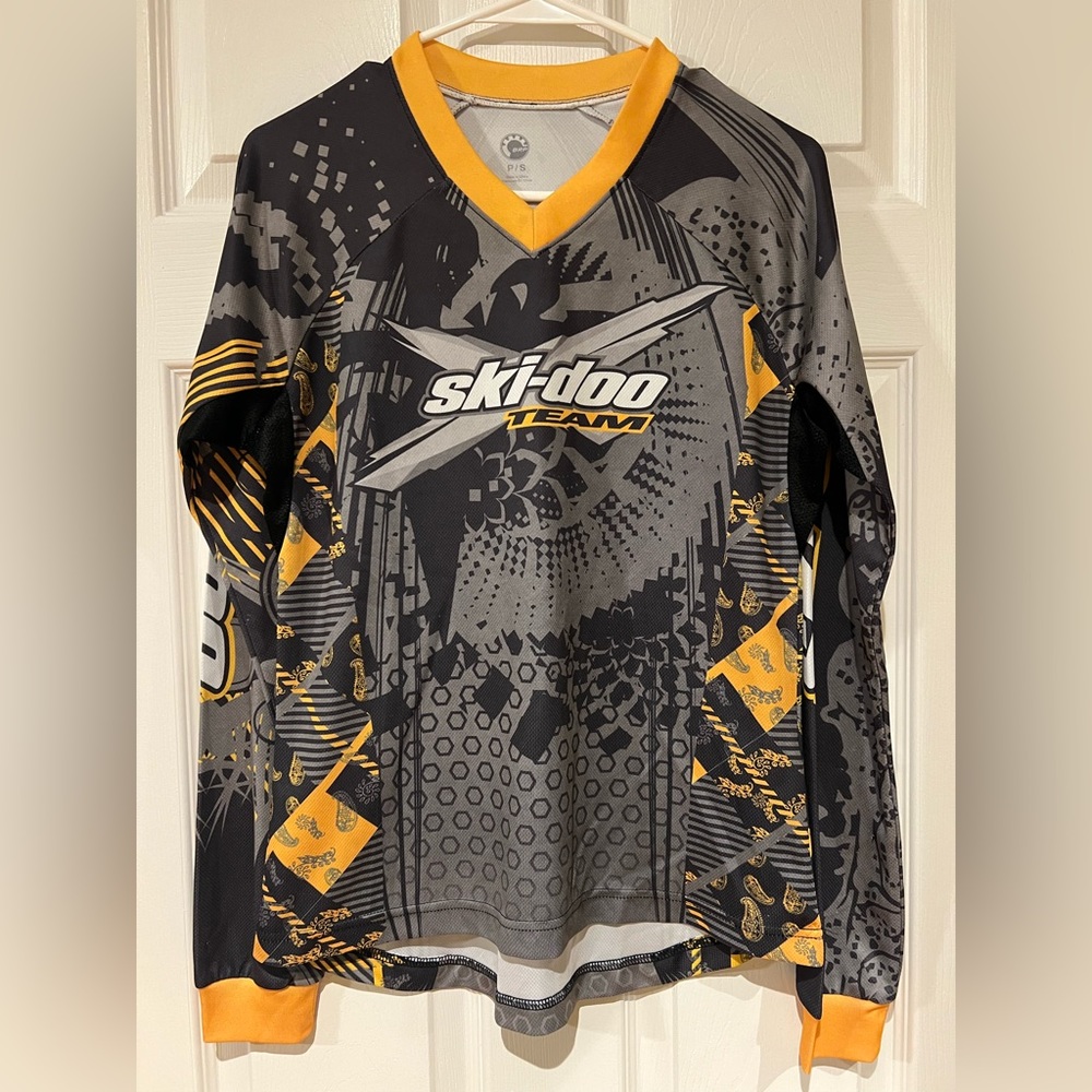 Ski-doo long sleeve jersey - vintage